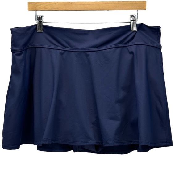 Anne Cole Swim Skirt - Navy Blue - size 20W - Picture 1 of 9